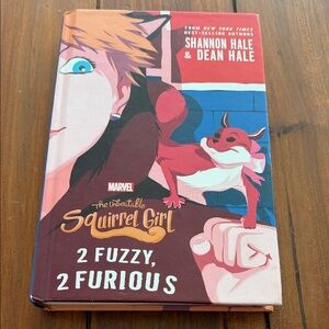 Marvel Squirrel Girl 2 Fuzzy, 2 Furious Book - Red and Blue Cover